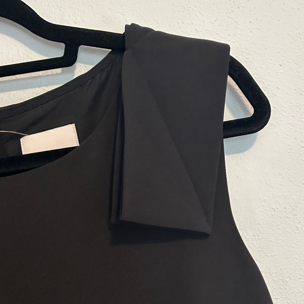 J. Crew Classic suiting Black Midi formal cocktail Dress - Picture 2 of 6